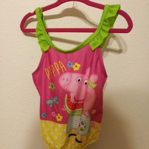 Peppa Pig 4T Girls Swimsuit